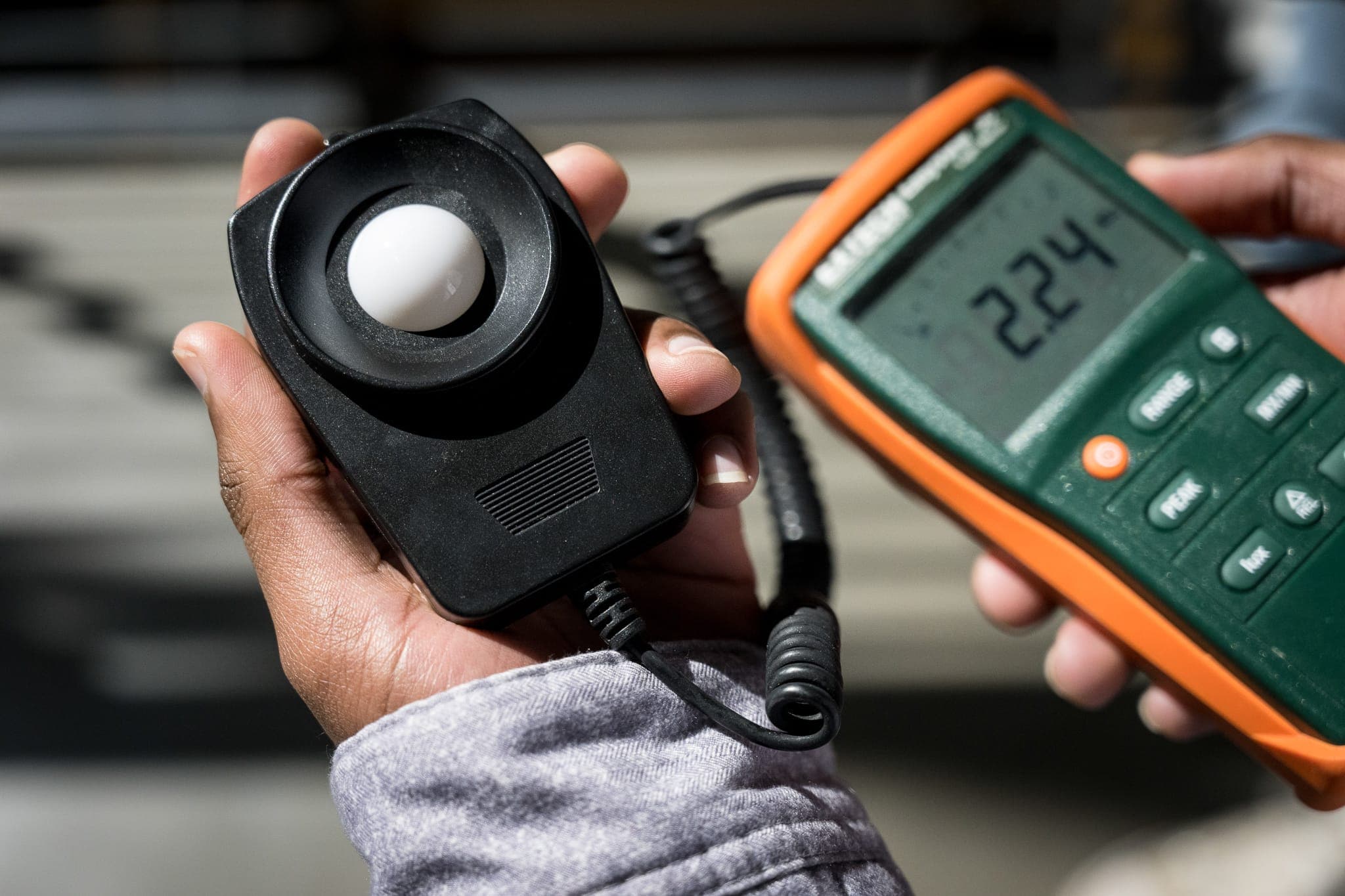 inside kelley engineering building with large windows and daylight